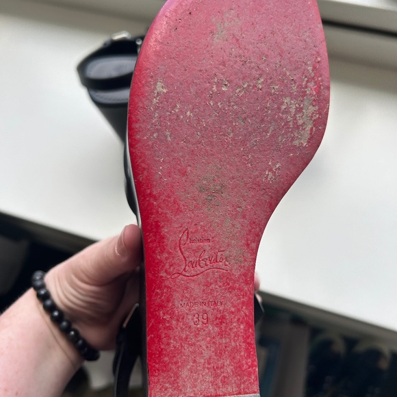 Christian Louboutin platform leather sandals - Picture 2 of 2